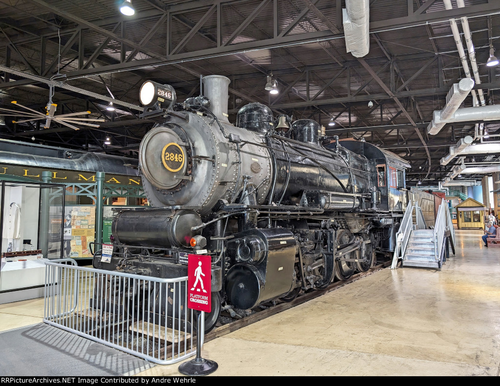 PRR 2846 with the smokebox door left open